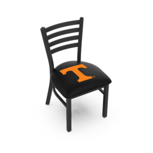 L004-18 Logo Jackie 1 Chair ladder style back black frame tennessee logo