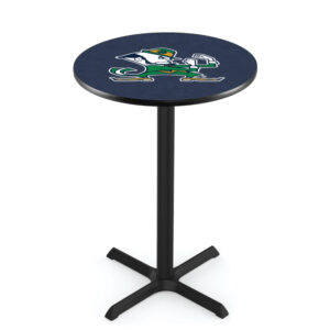 Notre-Dame-Leprechaun-L211-x-style--base-black-finish-round-top-pub-table