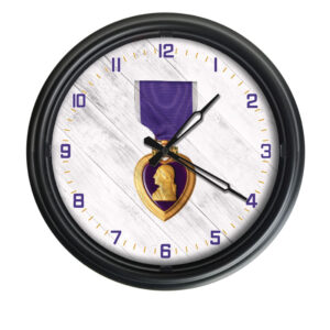 Purple-Heart-Oudoor-LED-Clock