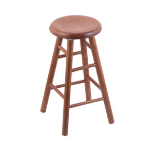 SD Sadie backless swivel Bar Stool saddle dish seat medium oak smooth legs