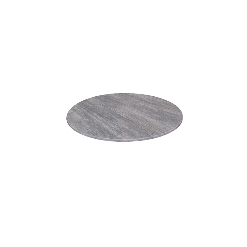 indoor outdoor euroslim round table top greystone finish