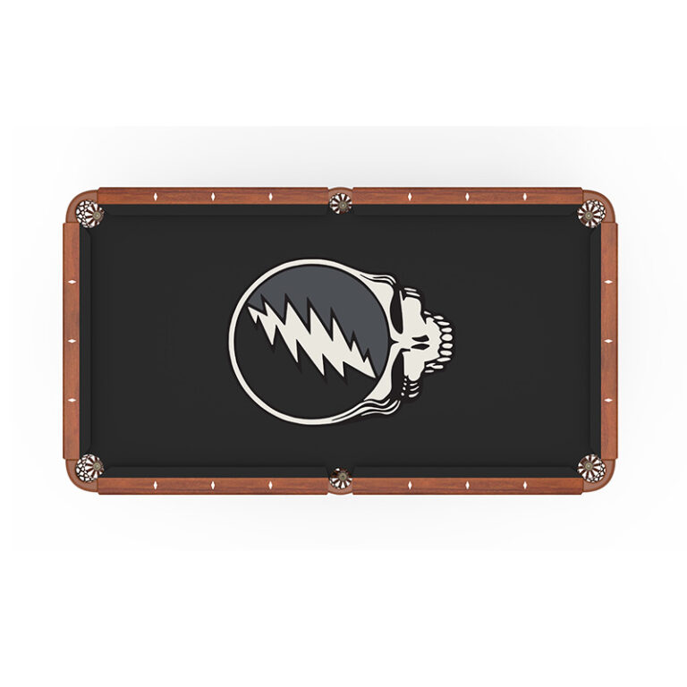 custom promotional hainsworth elite pro logo billiard cloth grateful dead black