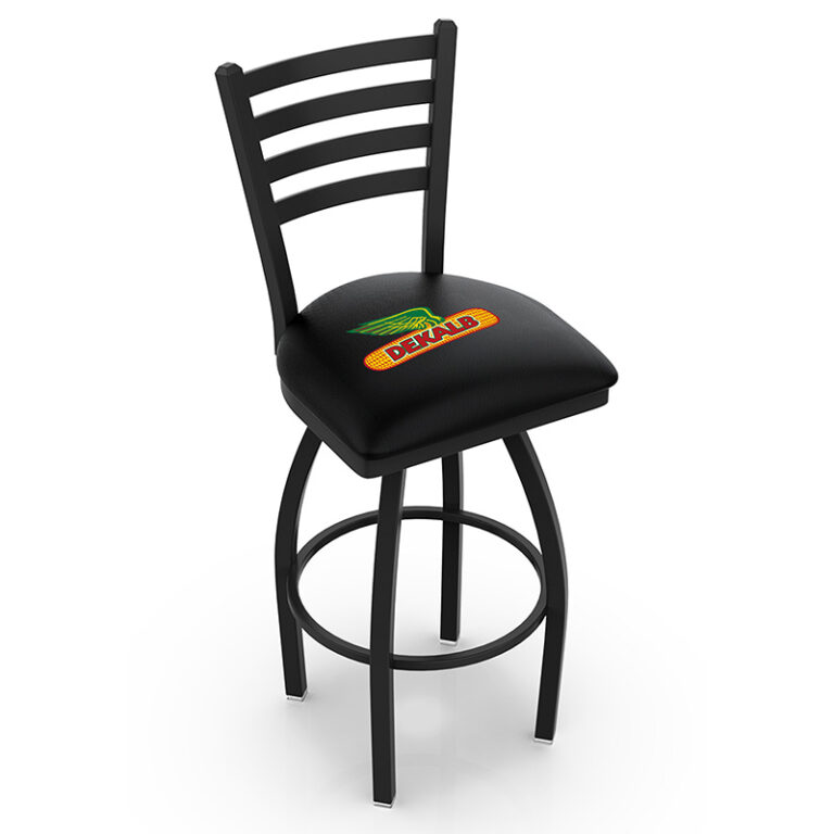 custom promotional L014 Jackie 2 black frame dekalb logo black seat