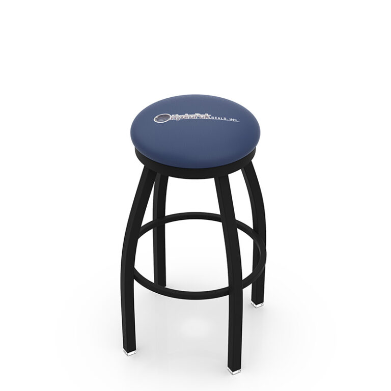 Promotional custom logo L8B2B hydra pak logo navy seat black frame