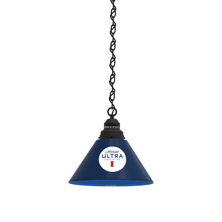 Michelob-Ultra-Custom-Single-Shade-Pendant-Billiard-Light-Black-Finish